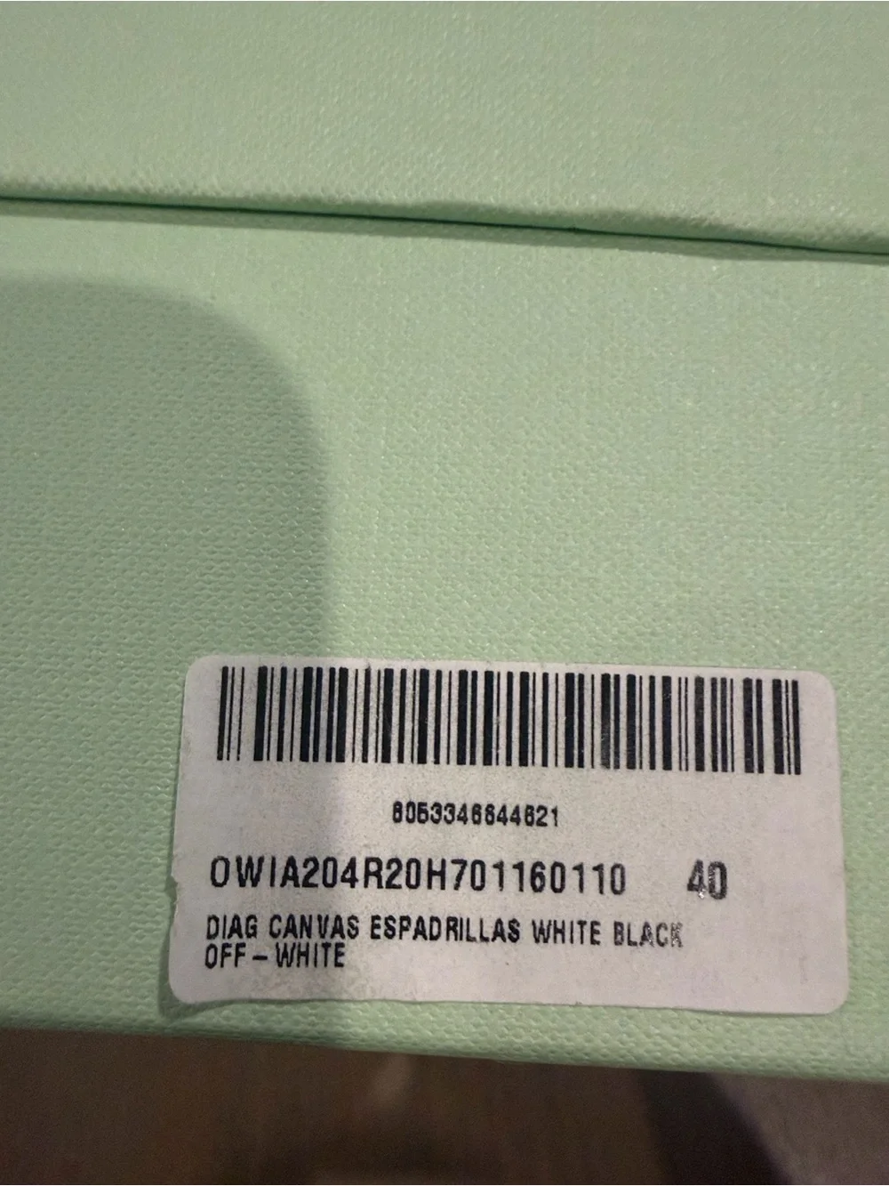 Off white espadrilles